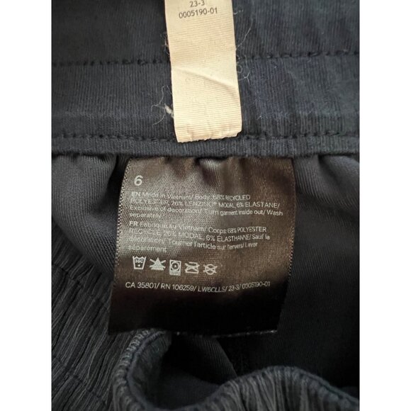 Lululemon Ribbed Softstreme Knit Wide-Leg Cropped Pants With Adjustable Waist & - Picture 9 of 12